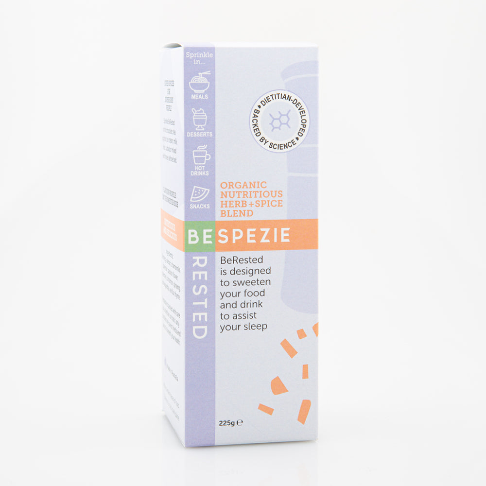 Bespezie | BeRested is designed to sweeten your food and drink to assist your sleep